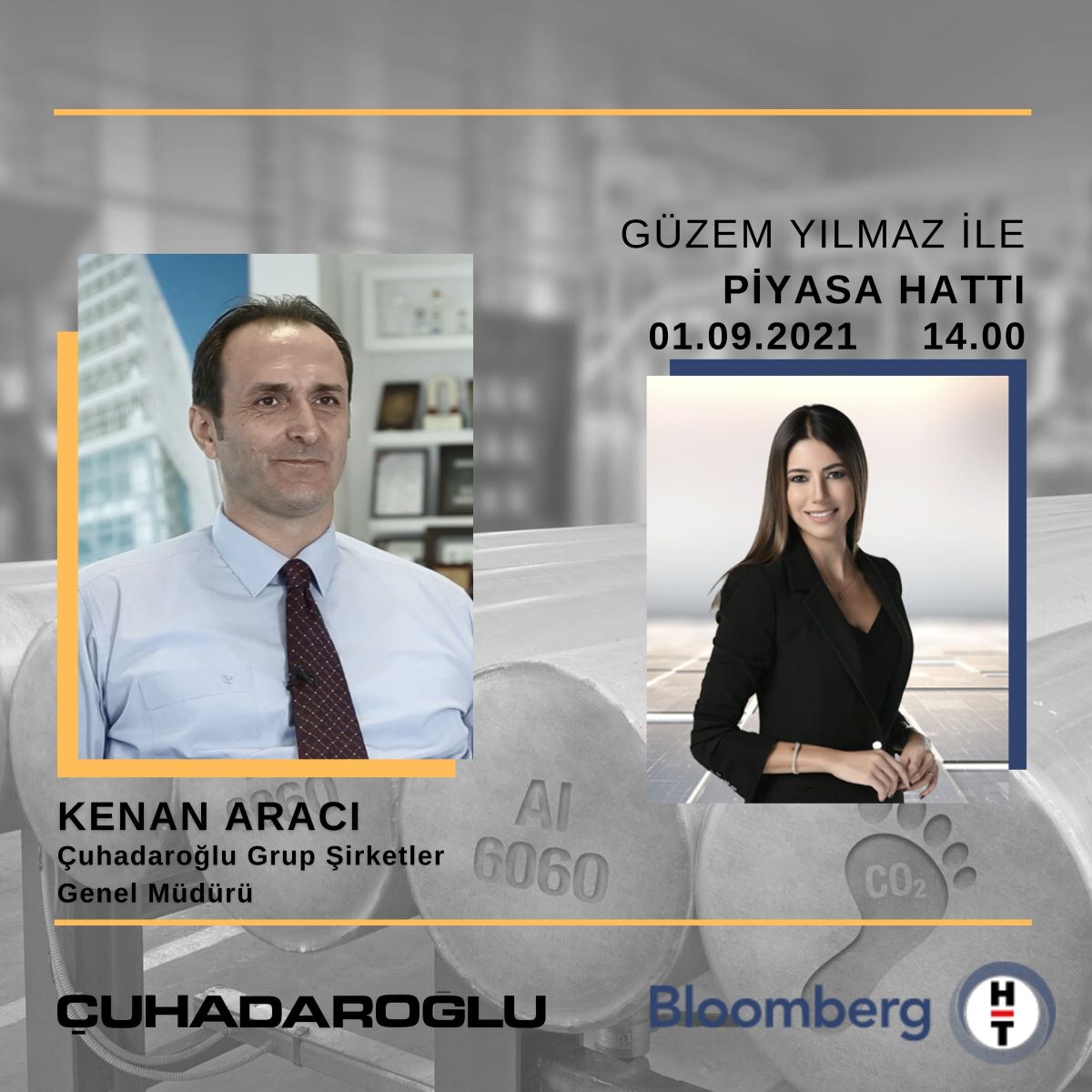 Mr. Kenan Aracı Was Guest Of The Live Broadcast Show"Güzem Yılmaz ile Piyasa Hattı" on Bloomberg TV